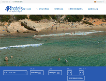 Tablet Screenshot of 4rhotels.com